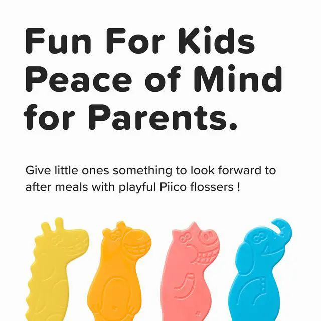 Alt view image 5 of 7 - Unflavored Kids Floss - No Fluoride Dual Line Dental Floss Picks - Fun Oral Care in Colorful Floss Sticks Design - Kids Flossers Avoid Tooth Decay & Gum Disease - 80 Count Zoo