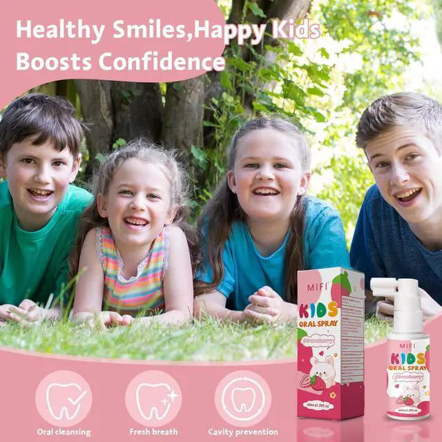 Alt view image 7 of 7 - Kids Oral Spray - Fresh Breath for Children & Toddlers, Fruit-Flavored Oral Care Spray, Easy to Use, Perfect for Home & Travel for Baby's Daily Oral Care (1Pack, Strawberry)