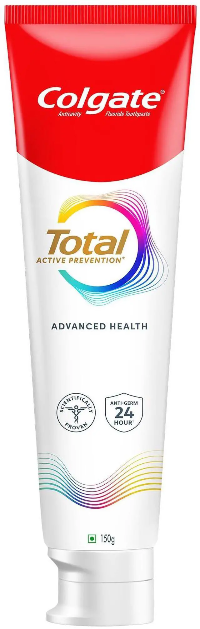 Main image of Total 150gm/5.2oz Advanced Health Toothpaste with 12-Hour Protection, Whole Mouth Health, (Combo Pack Offer, with A Premium Soft Toothbrush Free)