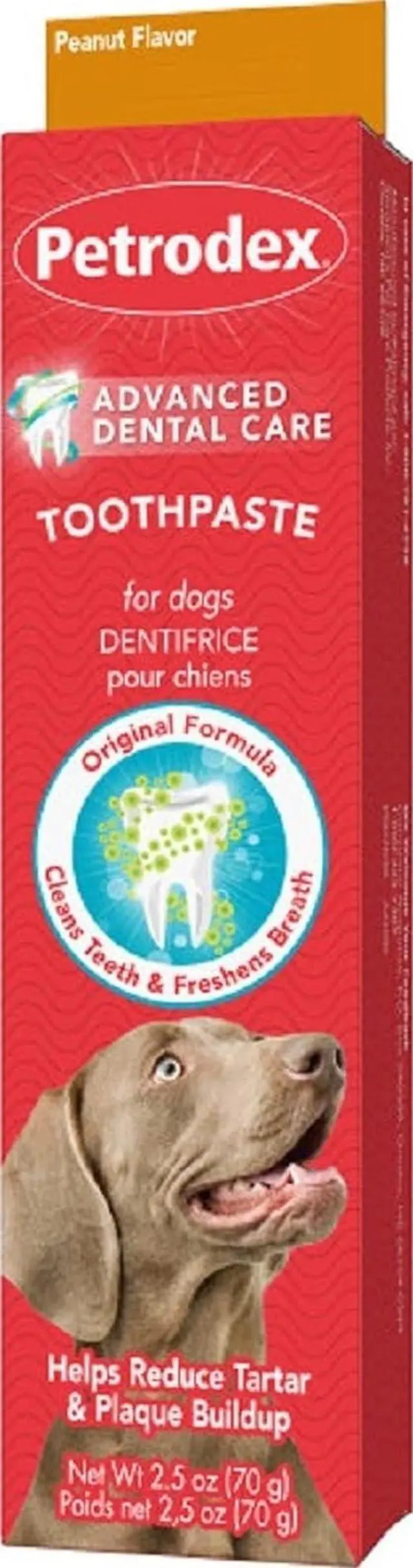 Main image of Toothpaste for Dogs and Puppies, Cleans Teeth and Fights Bad Breath, Reduces Plaque and Tartar Formation, , reduces plaque & tartar buildup; enzymatic, no-rinse formula;