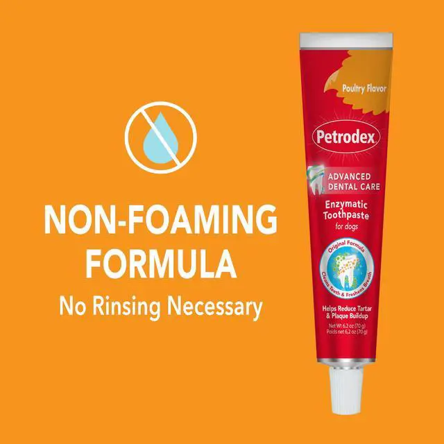Alt view image 5 of 7 - Toothpaste for Dogs and Puppies, Cleans Teeth and Fights Bad Breath, Reduces Plaque and Tartar Formation, , reduces plaque & tartar buildup; enzymatic, no-rinse formula;