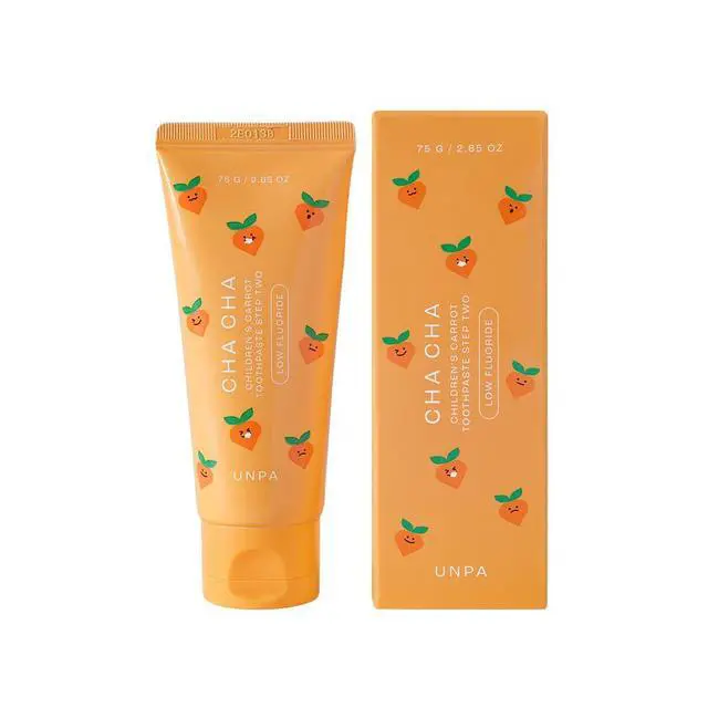 Alt view image 7 of 7 - Korean Kids Toothpaste Step 2 Ages 3+ Years | with Calcium and Carrot Extract, Vegan | Sugar Free, SLS and Paraben Free | 75g / 2.65 oz