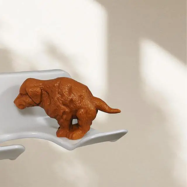 Alt view image 6 of 6 - 2 Pcs Funny Dog Butt Toothpaste Dispenser, Fun Silicone Dog Butt Toothpaste Squeezer Hilarious Golden Retriever Poop Topper Dispenser Hilarious Animal No Mess Kid Toothpaste Toppers Tooth Pastetooth