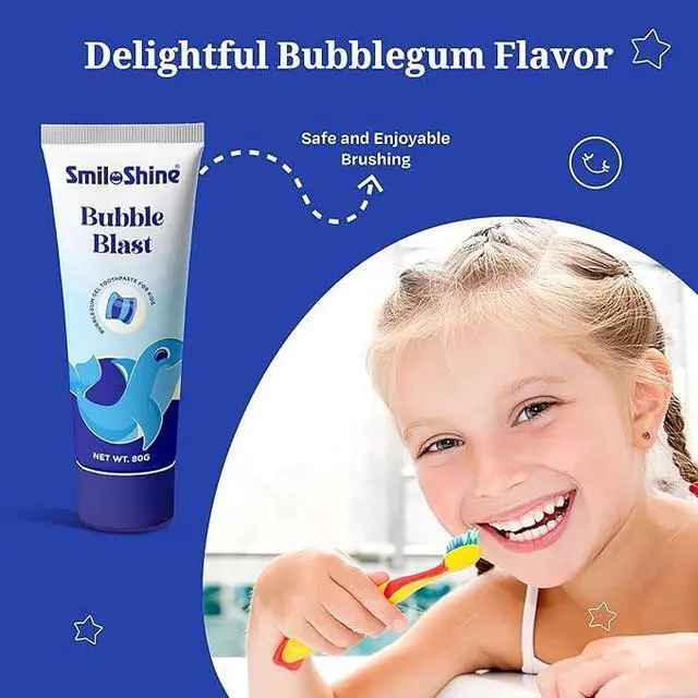 Alt view image 6 of 7 - Unicorn Gel Toothpaste for Kids - Strawberry Flavor and Bubble Gum Flavor