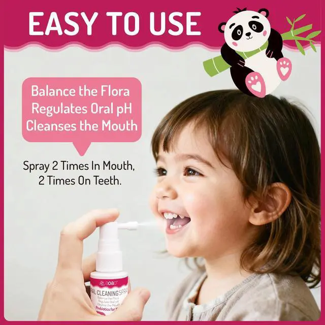 Alt view image 5 of 7 - Kids Oral Spray, Toddler Toothpaste Helper for Cavity Prevention and Fresh Breath, Children Anticavity with Fluoride Free for Newborn to Preschoolers, Kid's Mouth Spray, 40ml/1.35fl.oz (Strawberry_1P)