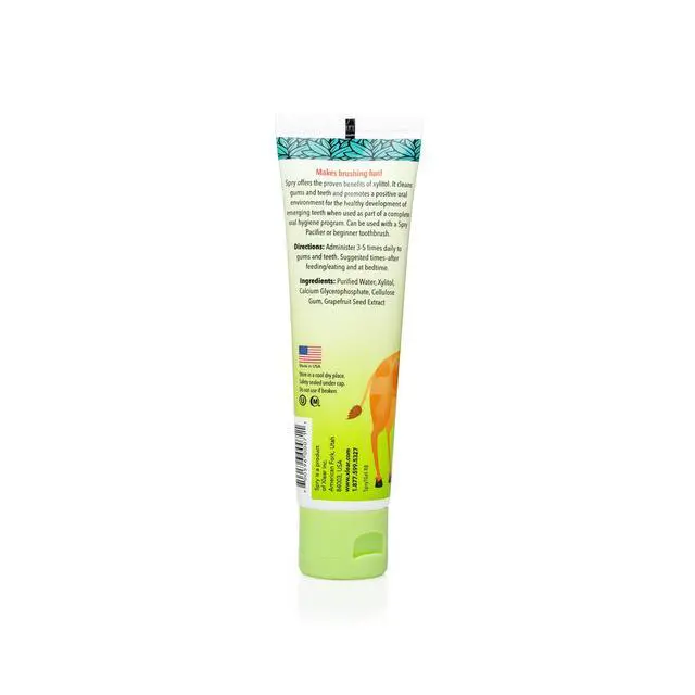 Alt view image 2 of 2 - Natural Kids Xylitol Tooth Gel, Original 2 Fl Oz (Pack of 1) | Fluoride Free Xylitol Toothpaste for Baby, Toddler and Kids Age 3 Months and Up, Support Development of Emerging Teeth