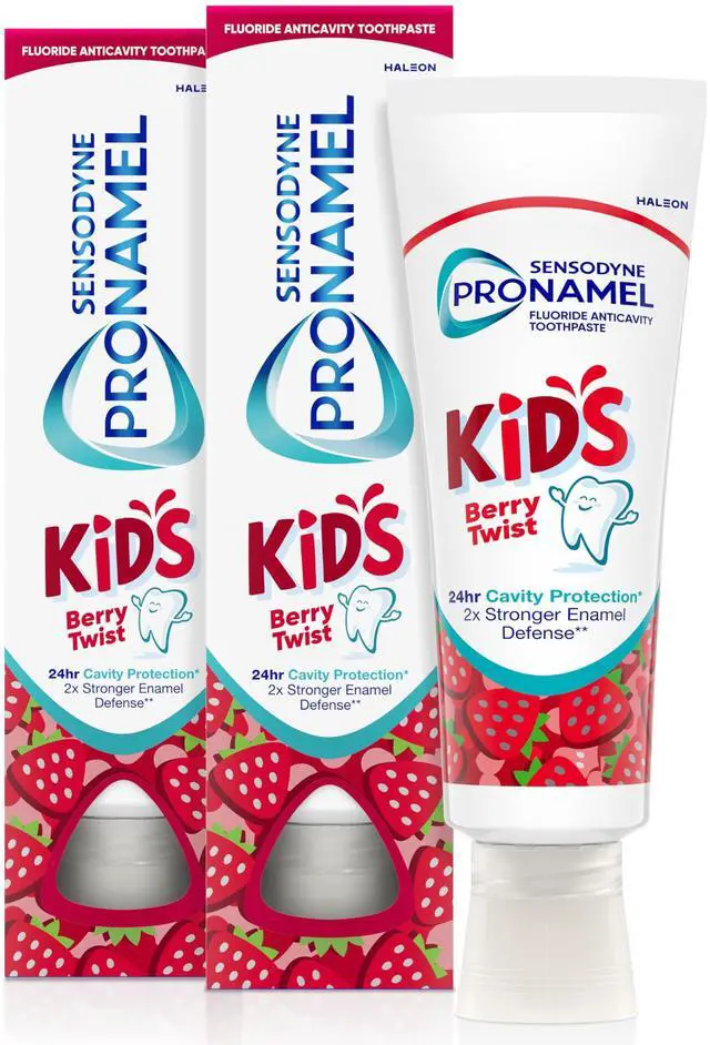 Main image of Kids Berry Twist Toothpaste, 4 oz (2 Pack) | Fluoride Anticavity Toothpaste for Ages 2+, Gentle On Enamel, Natural Berry Flavor With A Twist Of Mint, SLS Free