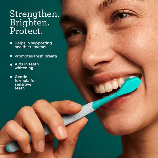 Alt view image 4 of 7 - Hydroxyapatite Toothpaste with Neem, SLS & Fluoride Free, 4.2oz | Whitening Toothpaste for Sensitive Teeth with Xylitol|Fights Plaque|With Tongue Scraper, Toothpaste Squeezer|CocoMint Jasmine