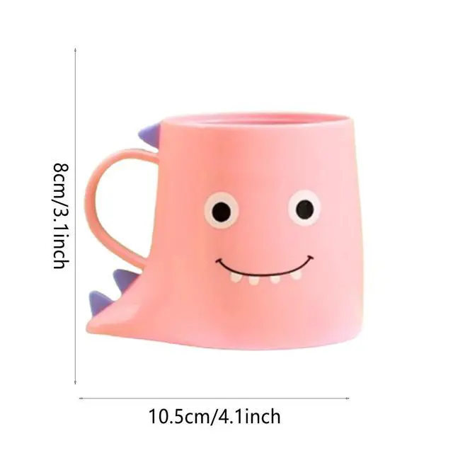 Alt view image 5 of 7 - Toothbrush Cup Kids Comfortable Multifunctional Mouthwash Cup | Safe Bathroom Accessories for Girls Boys Kids Children Students Teens Dormitory Home Apartment Washroom Countertop