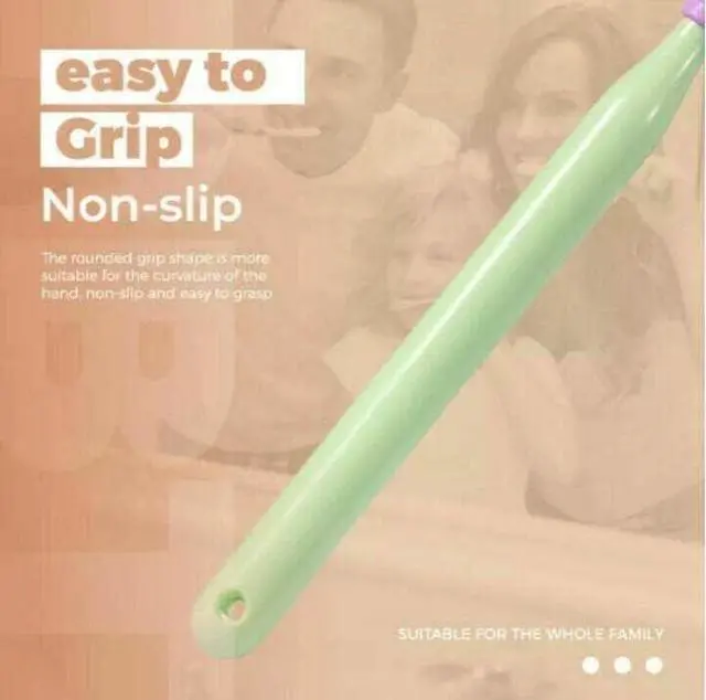 Alt view image 5 of 6 - 2 Pcs Random Color Three-Sided Soft Hair Toothbrush, Effective Wrap-Around Design, Deeply and Thoroughly to Clean Teeth and Gums, Suitable for Adults and Children Toothbrushes Accessories Oral Care