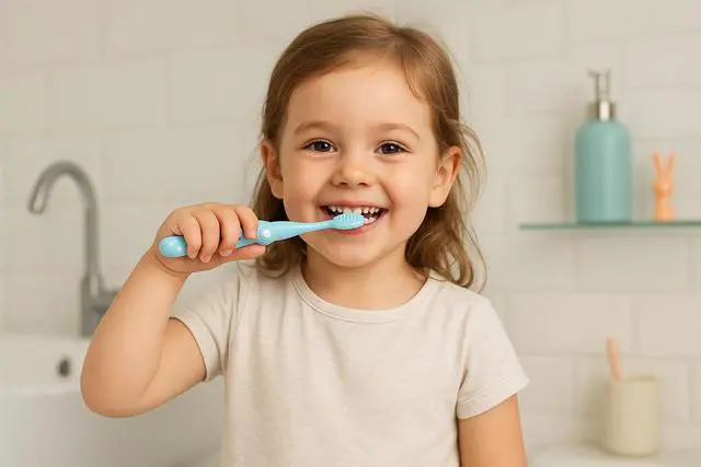 Alt view image 2 of 2 - Soft Bristle Toothbrushes | Gentle Cleaning Toothbrush Set with Ultra-Slim Handle | Pink, Yellow & Blue | 3 Pack for Kids & Adults