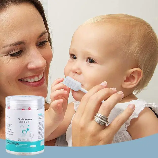 Alt view image 2 of 7 - Baby Tongue Cleaner Gauze Portable Soft Toddler Toothbrush, Individually Wrapped Care Tool | Portable SkinFriendly Hygienic Gauze Tip for Children Boys Girls Travel Nursery Clean Routine