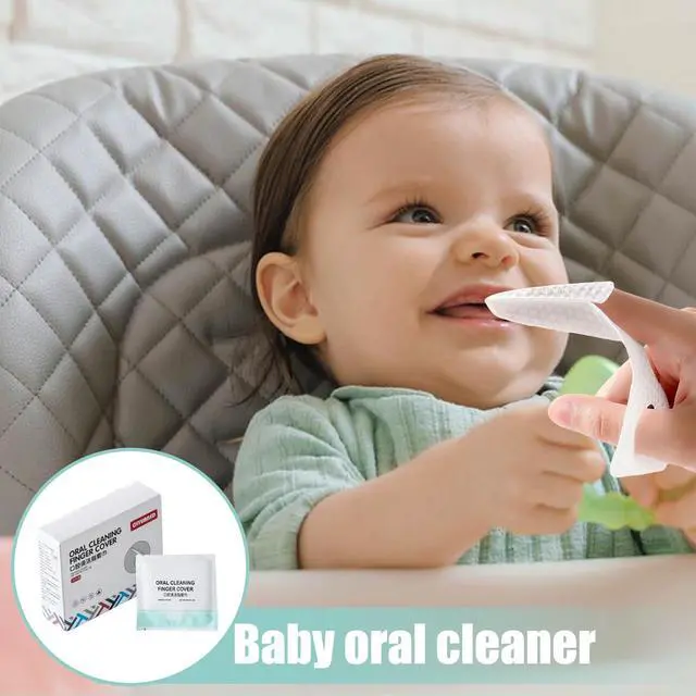 Alt view image 3 of 7 - Mouth Cleaning Finger Cover Non-Woven Fabric 0-1 Years Old Children | 10pcs Mouth Cleaner for Travel Boys Girls