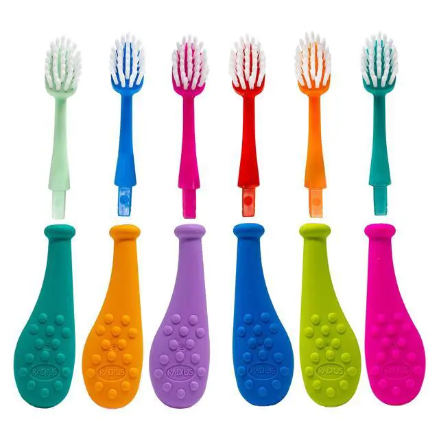Alt view image 4 of 6 - Big Kidz Forever Brush Replaceable Head Toothbrush for Children, 6 Years and Up, BPA Free ADA Accepted for Growing Teeth and Gums - Right and Left Handed, Extra Soft - Pack of 1