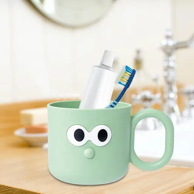 Alt view image 2 of 7 - Kids Toothbrush Rinse Cups Toothbrush Holder Mug Stand | Cute Bathroom Kitchen Home Dormitory Hotel Travel