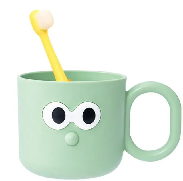 Alt view image 6 of 7 - Kids Toothbrush Rinse Cups Toothbrush Holder Mug Stand | Cute Bathroom Kitchen Home Dormitory Hotel Travel