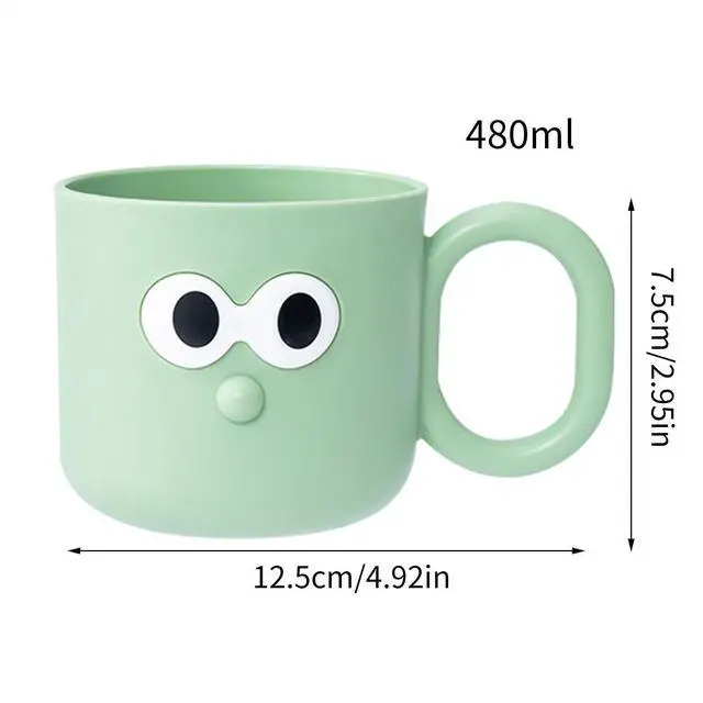 Alt view image 7 of 7 - Kids Toothbrush Rinse Cups Toothbrush Holder Mug Stand | Cute Bathroom Kitchen Home Dormitory Hotel Travel