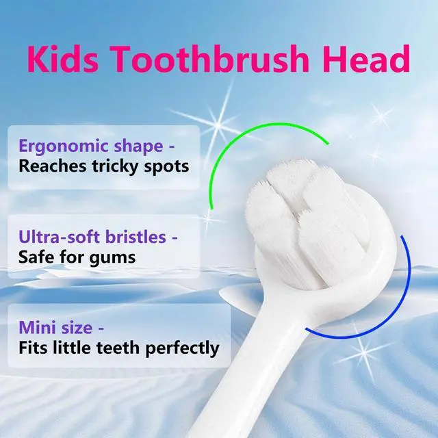 Alt view image 3 of 7 - 2PCS Astronaut Kids Toothbrush | Soft Bristle Toothbrushes for Kids | Ages 3-10 | BPA-Free (Pink)