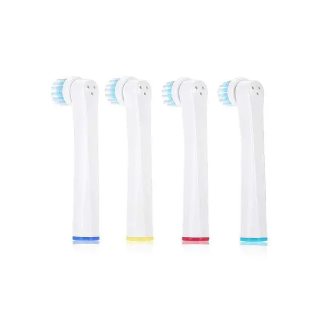 Alt view image 3 of 5 - Kids Sensitive Brush Heads, Compatible with Oral-B Gentle For Kids, Genius, Smart Series, Black, Triumph, Professional Smart Series and Advance Power Toothbrush - Pack of 4