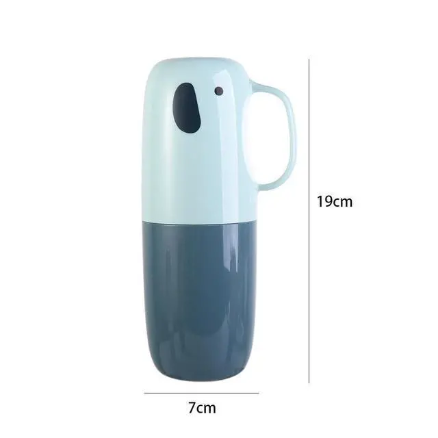 Alt view image 2 of 2 - Travel Toothbrush Case, Cute Cartoon Elephant Shaped Plastic Travel Toothbrush Cover Portable Toothbrush Travel Case for Kids Adults Traveling, Camping, Home and School(Blue)