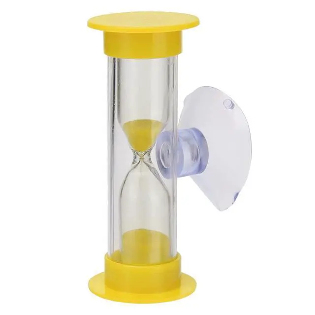 Alt view image 3 of 7 - 3 Minutes Blue Hourglass Child Brushing Timer with Suction Cup Home Decoration Hourglass Toothbrush Timer for Children Brushing Clever