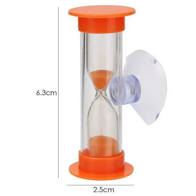 Alt view image 6 of 7 - 3 Minutes Blue Hourglass Child Brushing Timer with Suction Cup Home Decoration Hourglass Toothbrush Timer for Children Brushing Clever