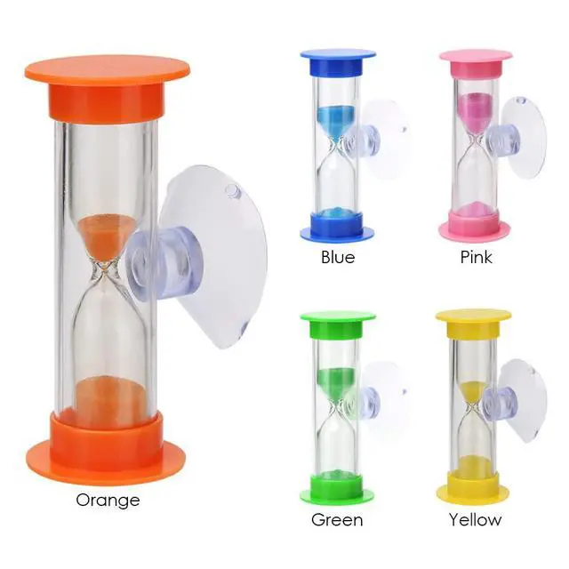 Alt view image 7 of 7 - 3 Minutes Blue Hourglass Child Brushing Timer with Suction Cup Home Decoration Hourglass Toothbrush Timer for Children Brushing Clever