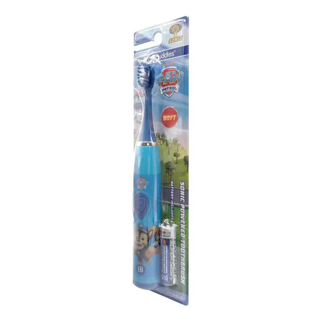Alt view image 2 of 3 - Paw Patrol Sonic Toothbrush for Kids Ages 3+ Battery Powered Kids Toothbrush with Soft Bristles Toddler Sonic Toothbrush Paw Patrol Electric Toothbrush for Boys and Girls