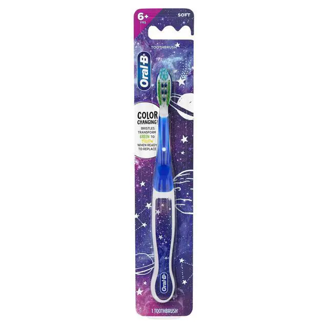 Alt view image 6 of 7 - Cross Action Kids Toothbrush, Soft Bristles, Ages 6+, 1 Count