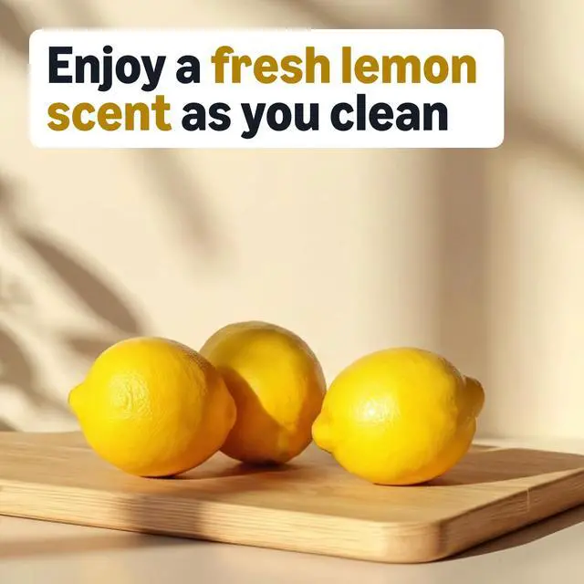 Alt view image 4 of 5 - Lemon Scent Multi-surface Furniture Polish Spray, Cleans, Shines & Protects, No Waxy Build-up, 9.7 OZ, Pack of 1
