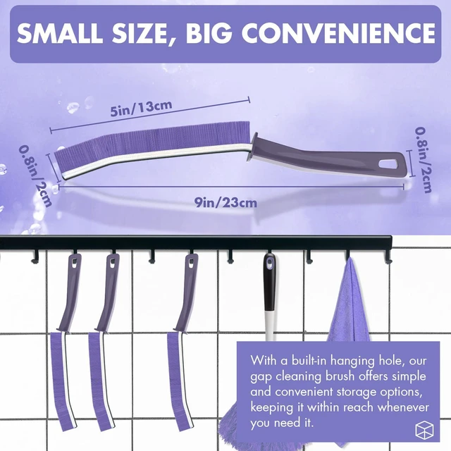Alt view image 6 of 7 - 3pcs Crevice Gaps Cleaning Brush,2023 New Cleaning Brush for Small Spaces,Durable & Thin Crevice Cleaning Brush,Deep Cleaning Brush Supplies for Kitchen Surfaces & Window Track & Stubborn Stains
