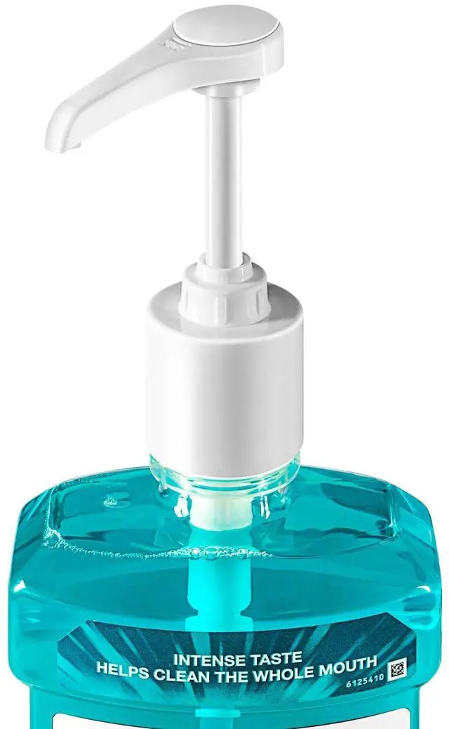 Main image of Pump Dispenser, Made for Listerine 1.5 or 1 Liter Bottles (1)