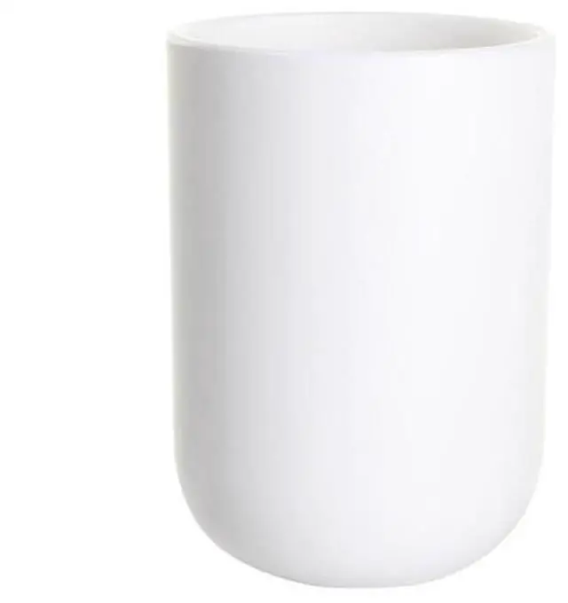 Main image of Solid Color mouthwash Cup, Simple Solid Color Toothbrush Cups, Toothbrush Holder 1 Piece, 10 oz (300 ml)(White)