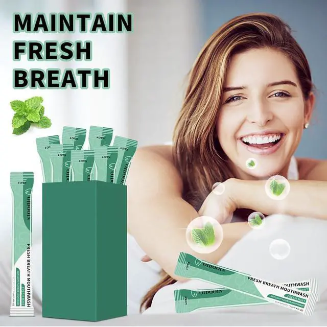 Alt view image 4 of 7 - Travel Size Mouthwash Mini Mouth wash for Fresh Breath (Pack of 20) | Mouthwash Travel Size,alcohol free mouthwash for adults,mini mouth wash travel size,