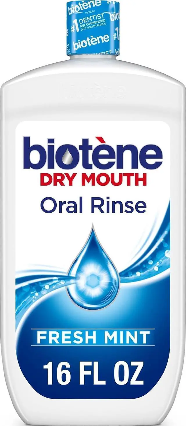 Main image of Oral Rinse Mouthwash for Dry Mouth, Fresh Mint, 16 fl oz | Alcohol-Free Mouthwash, Up To Four Hours Of Relief From Dry Mouth Symptoms, Freshens Breath
