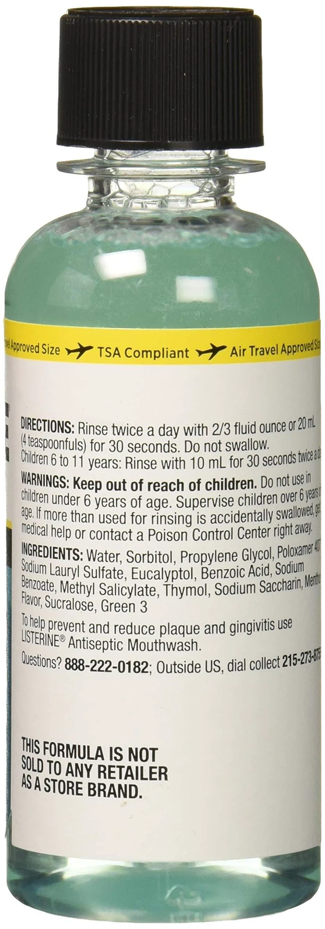 Alt view image 2 of 2 - Cool Mint Zero Alcohol Mouthwash, 3.2 oz (Pack of 2)