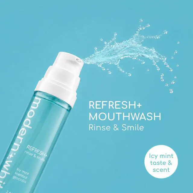 Alt view image 2 of 7 - Mouthwash, Precision Pump, Alcohol-Free, 100 ML, Pack of 1 | Long-Lasting Mint Oral Rinse for Fresh Breath, Zero Burn, TSA Friendly, Xylitol-Enriched, Controlled Mess-Free Dispensing