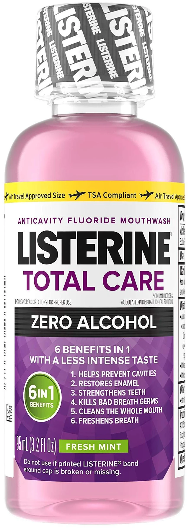 Main image of Total Care Zero Mouthwash, Fresh Mint, 3.2 Ounce