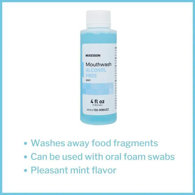 Alt view image 2 of 5 - Mouthwash, 4 oz, 1 ct | Alcohol-Free, Mint Flavor