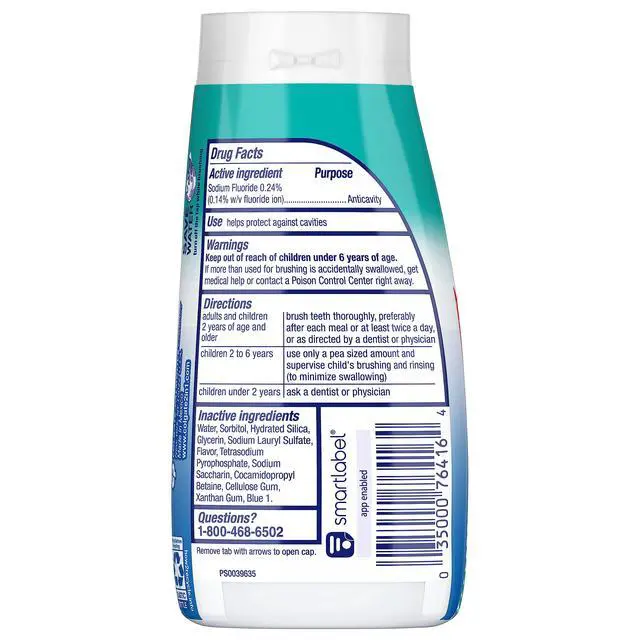 Alt view image 2 of 4 - 2-in-1 Whitening Toothpaste Gel and Mouthwash, Icy Blast, 4.6 Oz