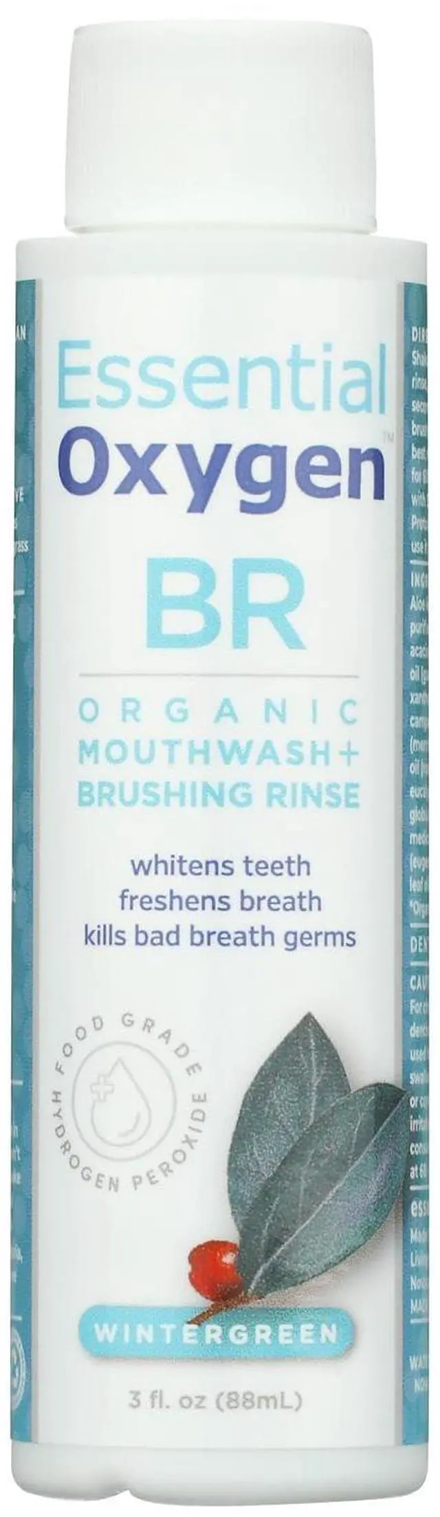 Main image of Organic Mouthwash (Brushing Rinse) Wintergreen 3 oz Liquid
