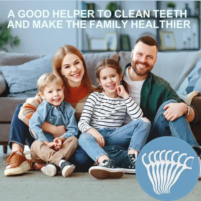 Alt view image 7 of 7 - Dental Floss Picks, 100 Count | Easy Grip Handle, Storage Box, Travel, Teeth Clean & Oral Care