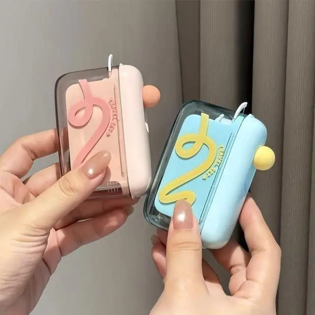 Main image of 2pcs Automatic Pop-up Portable Floss Dispenser with 20pcs Dental Floss, Floss Dispenser Refillable, Travel Floss Picks Case for Home, Restaurant, and On-the-Go Oral Care (Green+Pink)