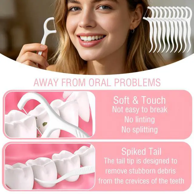 Alt view image 5 of 7 - Floss Pick Holder,Portable Dental Floss Pick Travel Case with 10 Floss Pick | Automatic Pop-up Travel Floss Dispenser,Refillable Floss Container Organizer for Home,Restaurant,Travelling Hotels Dinners