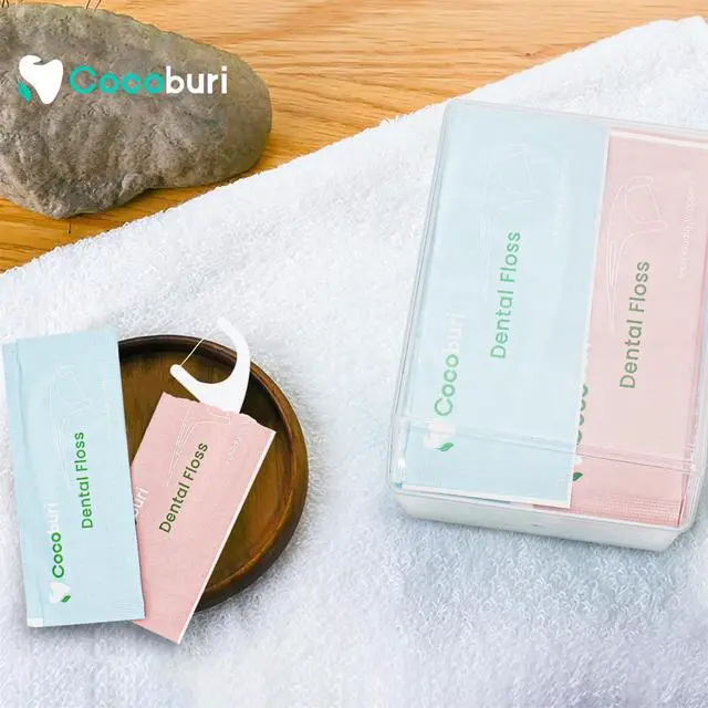 Alt view image 7 of 7 - Individually Wrapped Floss Pick-Flosser for Adults with Handy Case | Mini Disposable Dental Floss Singles Bag for Travel, Hotel, Restaurant, Office, Car, WeddingFlossing Sticks for Family