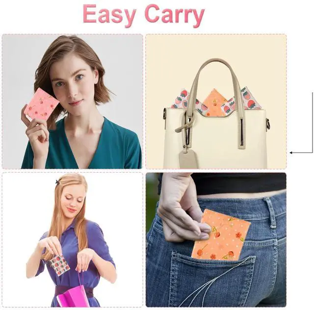 Alt view image 5 of 7 - Extra Large 50lbs Foldable Reusable Shopping Bags kitchen reusable grocery bags Washable Polyester Bags in Pocket(2 set, Pink Fruit)