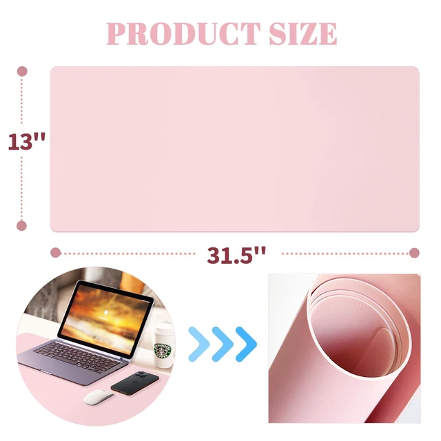 Alt view image 4 of 7 - Dry Erase Desk Mat, Erasable Writing White Board for Making Plans | Waterproof Desk Pad, Non-Slip Large Desktop Protector for Office, Home, School 31"x13"