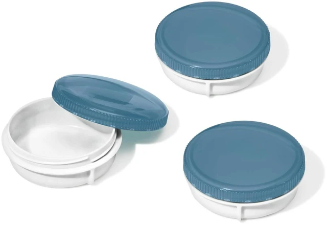 Main image of Good Grips Prep & Go Leakproof Condiment Container - 2 oz, Ocean Blue | 2 oz Containers Ideal for Salad Dressing, Sauce, Nuts, Portable for Dipping and Snacking, Meal Prep Essential
