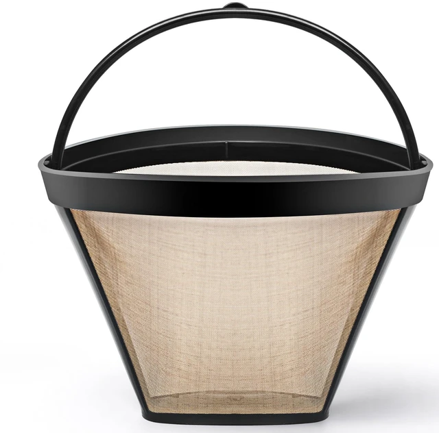 Main image of Reusable #4 Cone Coffee Filter Basket for Cuisinart Coffee Makers Cuisinart Coffee Accessories - 1 Pack Permanent Replacement for Cuisinart Coffee Brewers