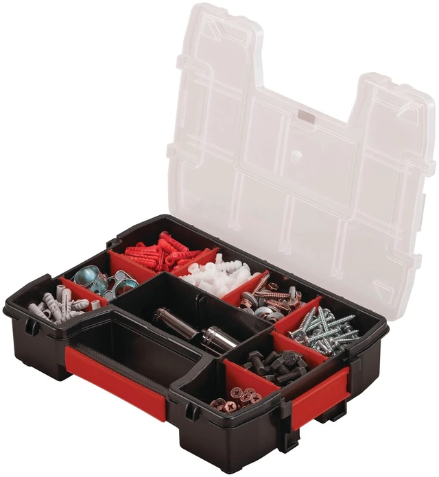 Alt view image 7 of 7 - 10-Compartment Small Tool Storage Organizer, Plastic (CMST14021)